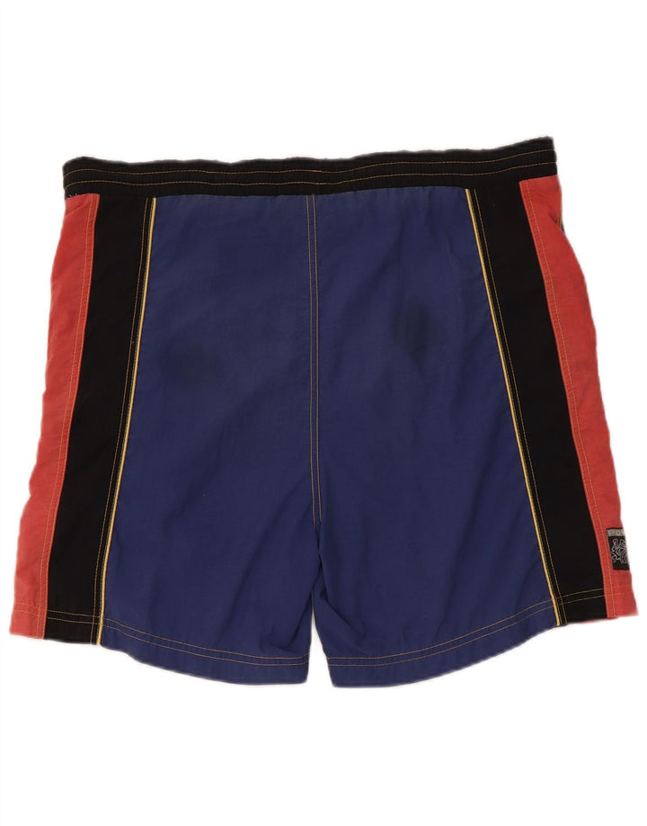 Lotto Herre grafiske svømmeshorts IT 46 Small Navy Blue Colourblock Nylon