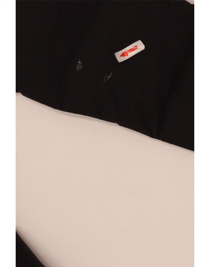 Adidas polstret hættejakke til kvinder UK 4/6 XS sort polyester