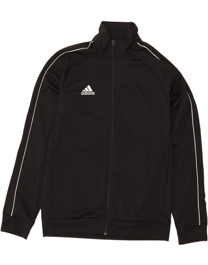 ADIDAS Mens Tracksuit Top Jacket Large Black Polyester Vintage Adidas and Second-Hand Adidas from Messina Hembry 
