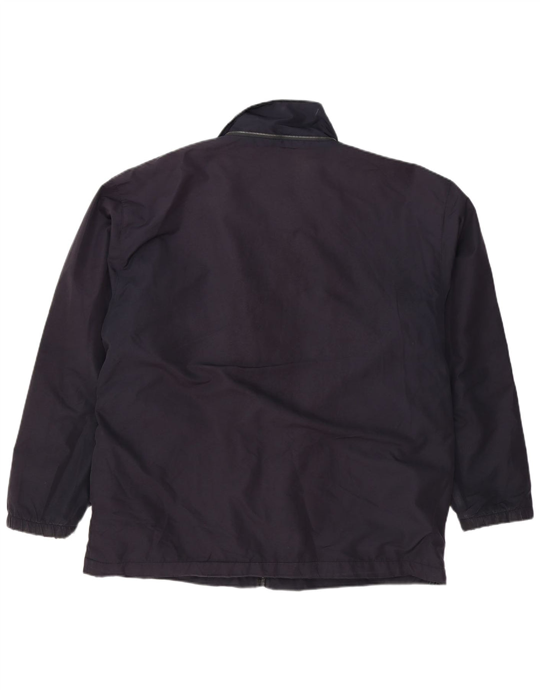 KAPPA Mens Loose Fit Windbreaker Jacket UK 40 Large Navy Blue Polyester