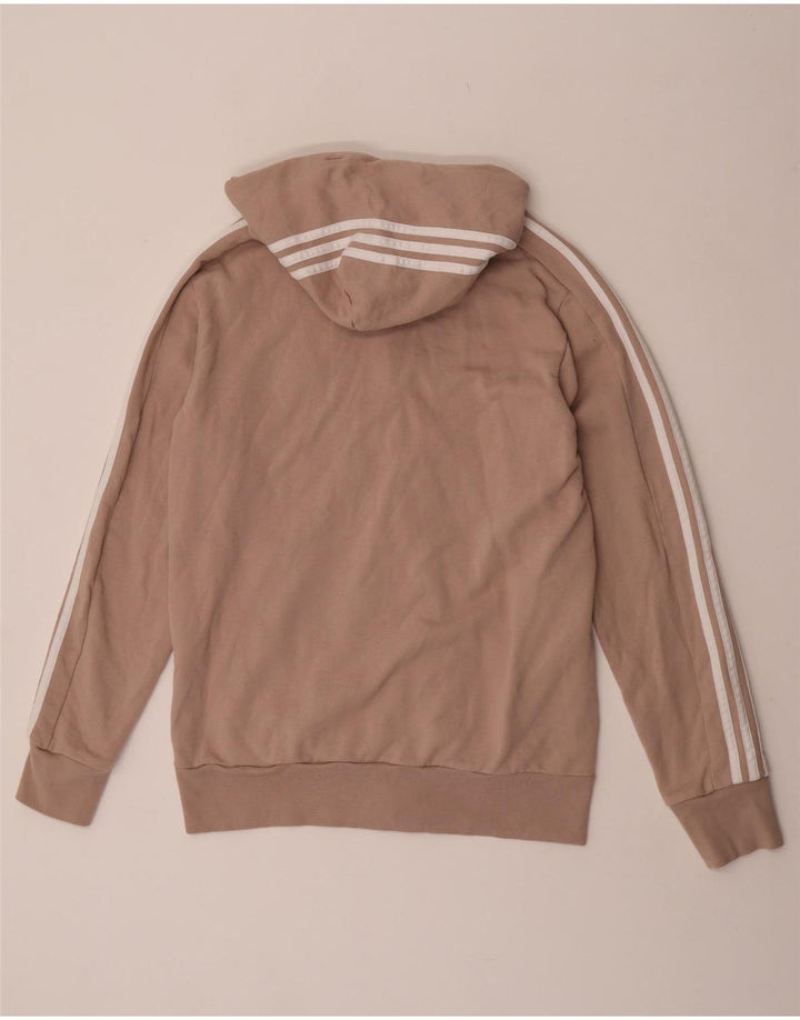 Adidas Hættetrøje med lynlås til mænd Medium Brun Colourblock Bomuld