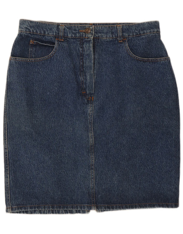 Vintage denimnederdel til kvinder W32 Large Blue