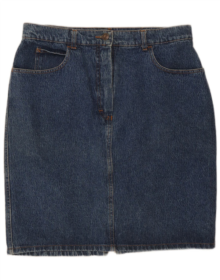 Vintage denimnederdel til kvinder W32 Large Blue