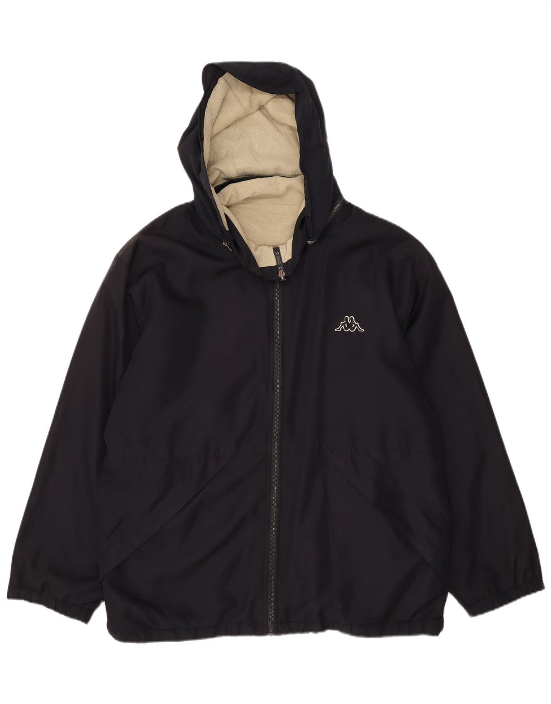 KAPPA Mens Reversible Jacket UK 36 Small Navy Blue