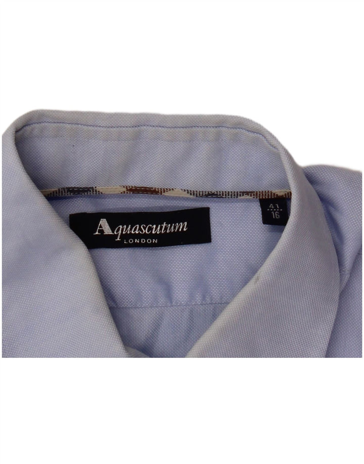 Aquascutum Herreskjorte str. 41 16 Large Blue