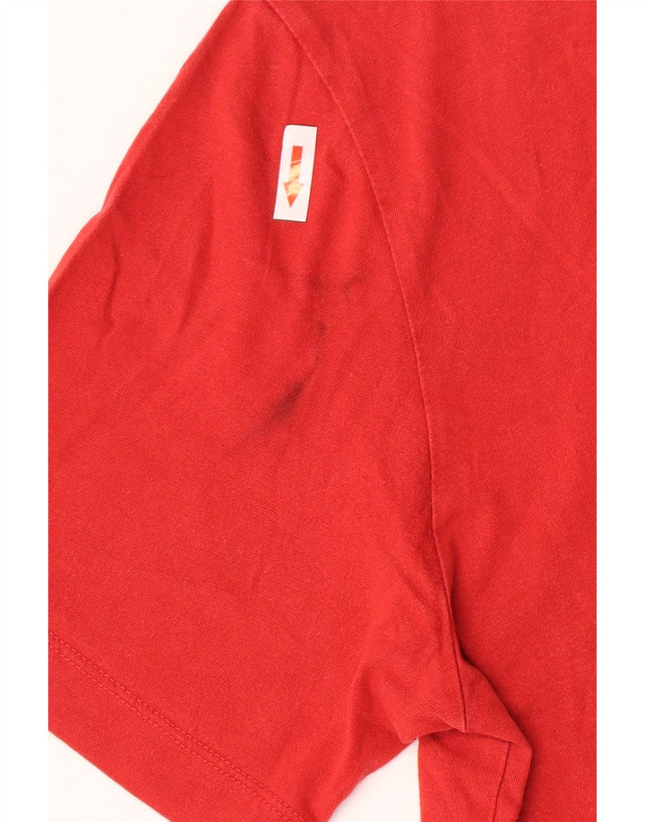 Nike grafisk t-shirt top til mænd, lille rød bomuld