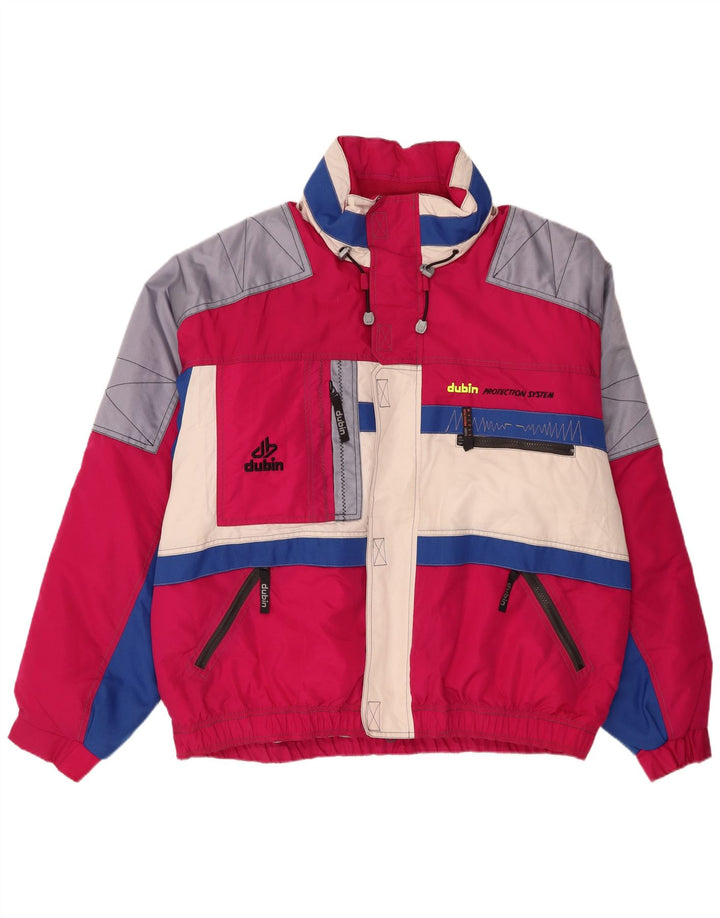 Dubin Herre Skijakke IT 58 4XL Pink Colourblock Nylon