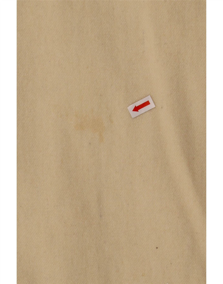 FACIBA Womens Double Breasted Coat EU 40 Medium Beige Wool Vintage Faciba and Second-Hand Faciba from Messina Hembry 