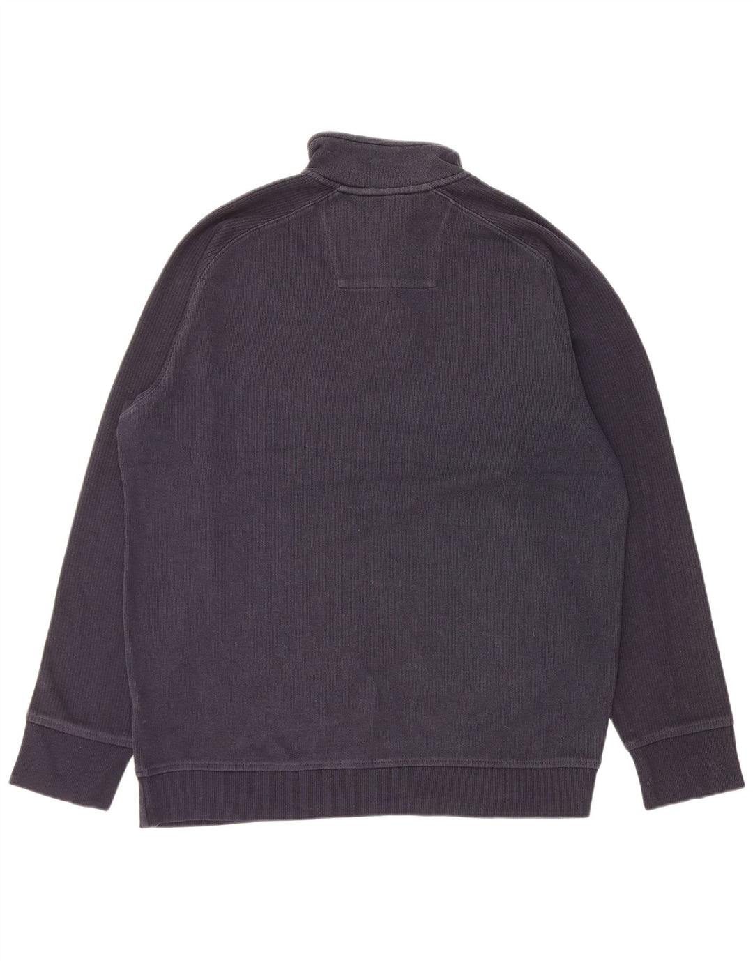 Marks & Spencer Herre Button Neck Jumper Sweater Medium Navy Blue