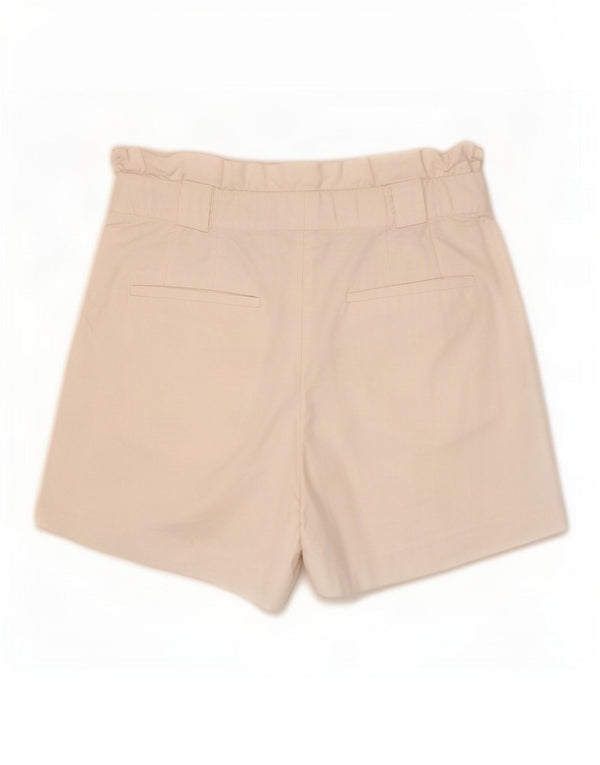 Zara Womens Pegged Chino Shorts Medium W28 White