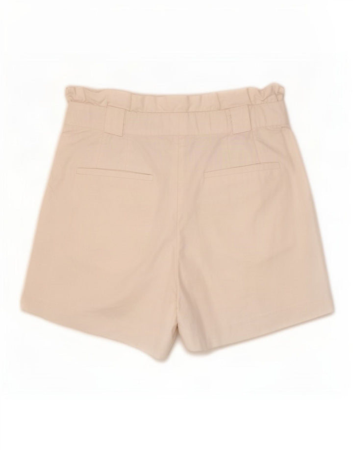 Zara Womens Pegged Chino Shorts Medium W28 White