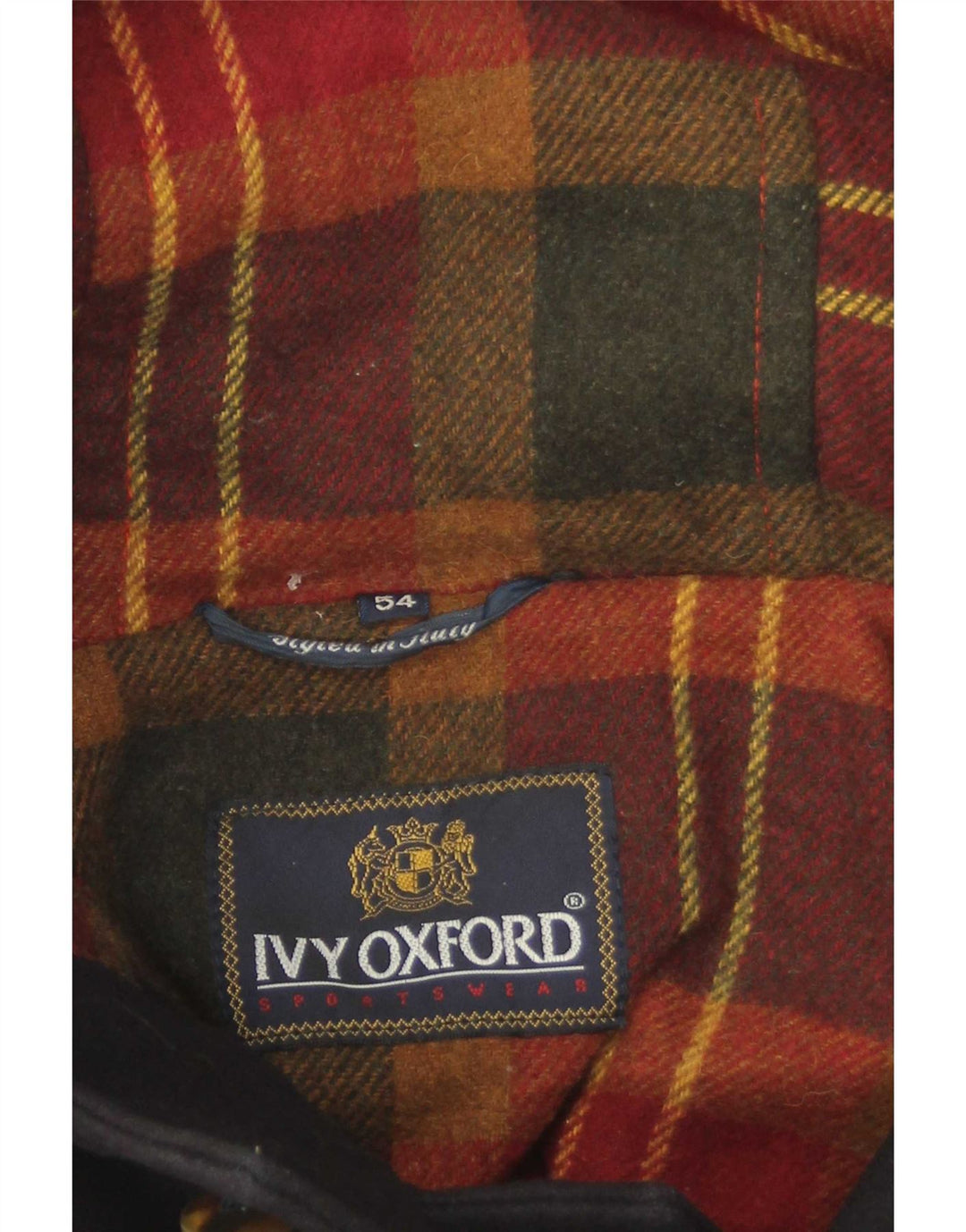 Ivy Oxford Herre Hooded Duffle Coat IT 54 2XL Sort Polyester
