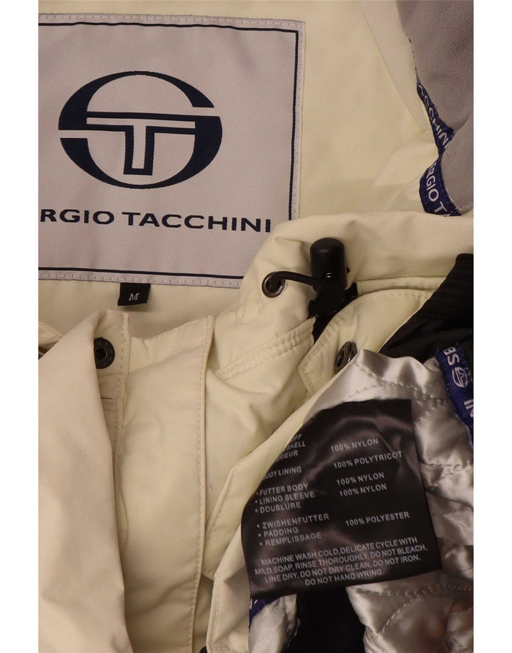 Sergio Tacchini Herre Hættejakke Windbreaker Medium White Colourblock