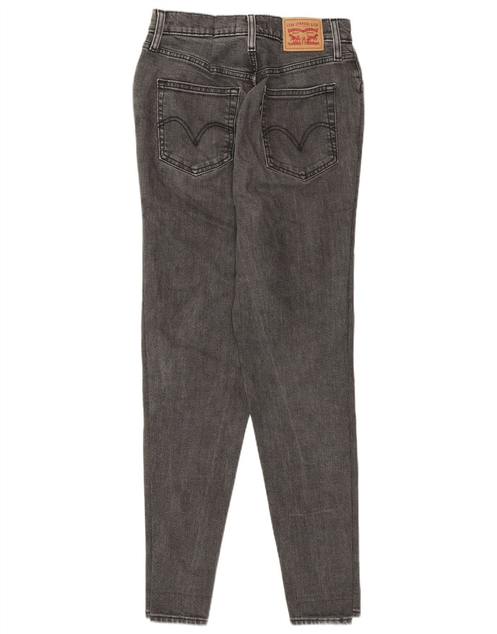 LEVI'S Dame 501 Skinny Jeans W29 L29 Grå Bomuld