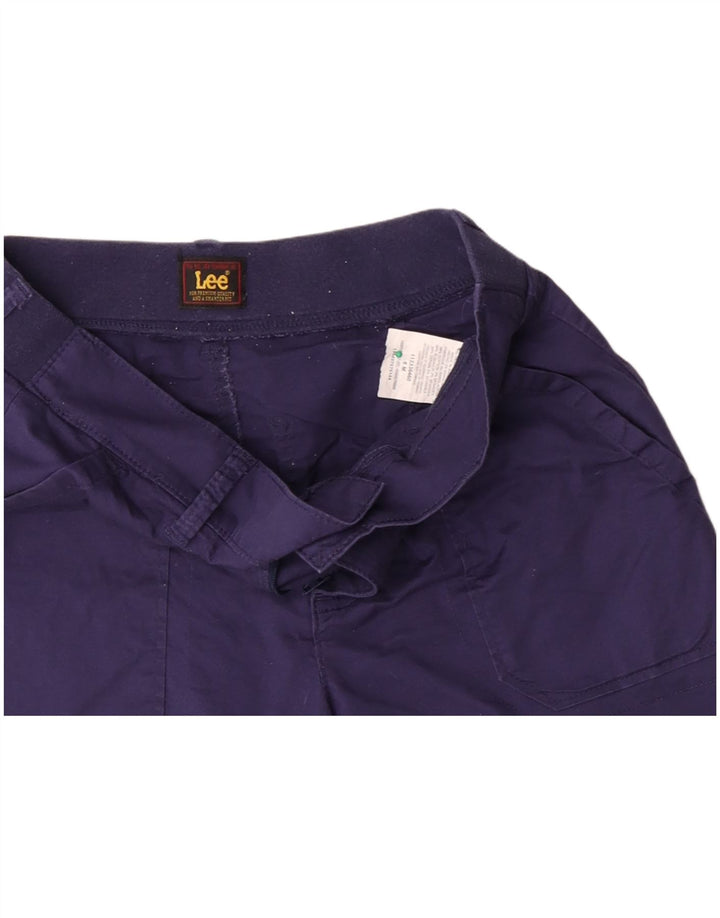Lee Chino Shorts til kvinder US 6 Medium W30 Marineblå Bomuld