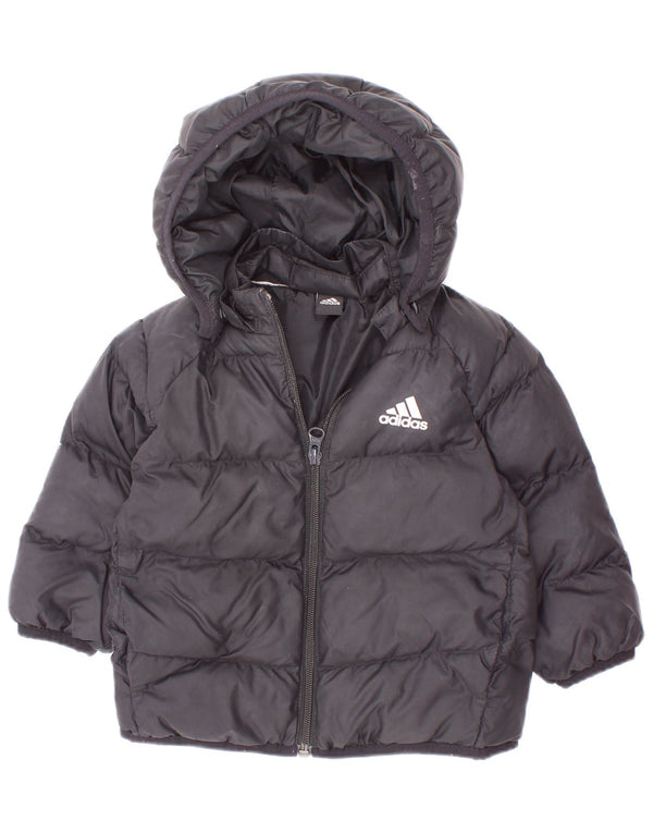 Adidas hættejakke til drenge 3-4 år sort