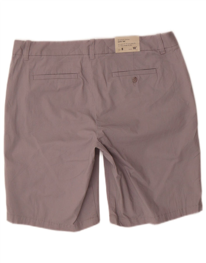 J. CREW Womens City Fit Bermuda Shorts US 8 Medium W32 Grå Bomuld
