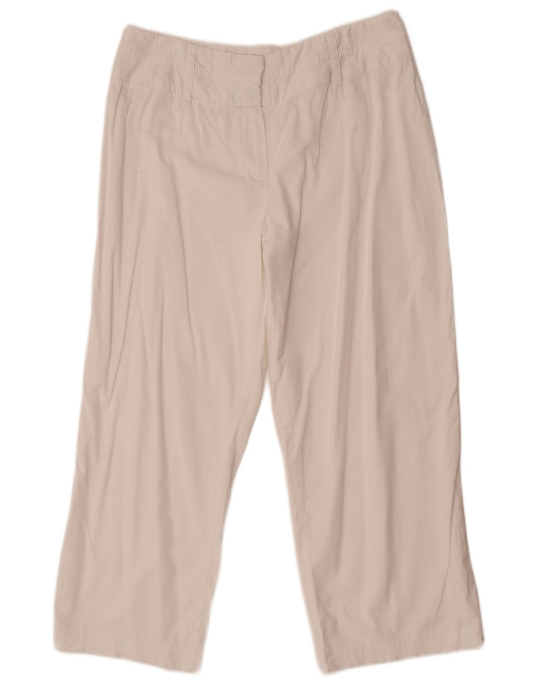 Marks & Spencer lige cropped bukser til kvinder UK 12 Medium W30 L24 White