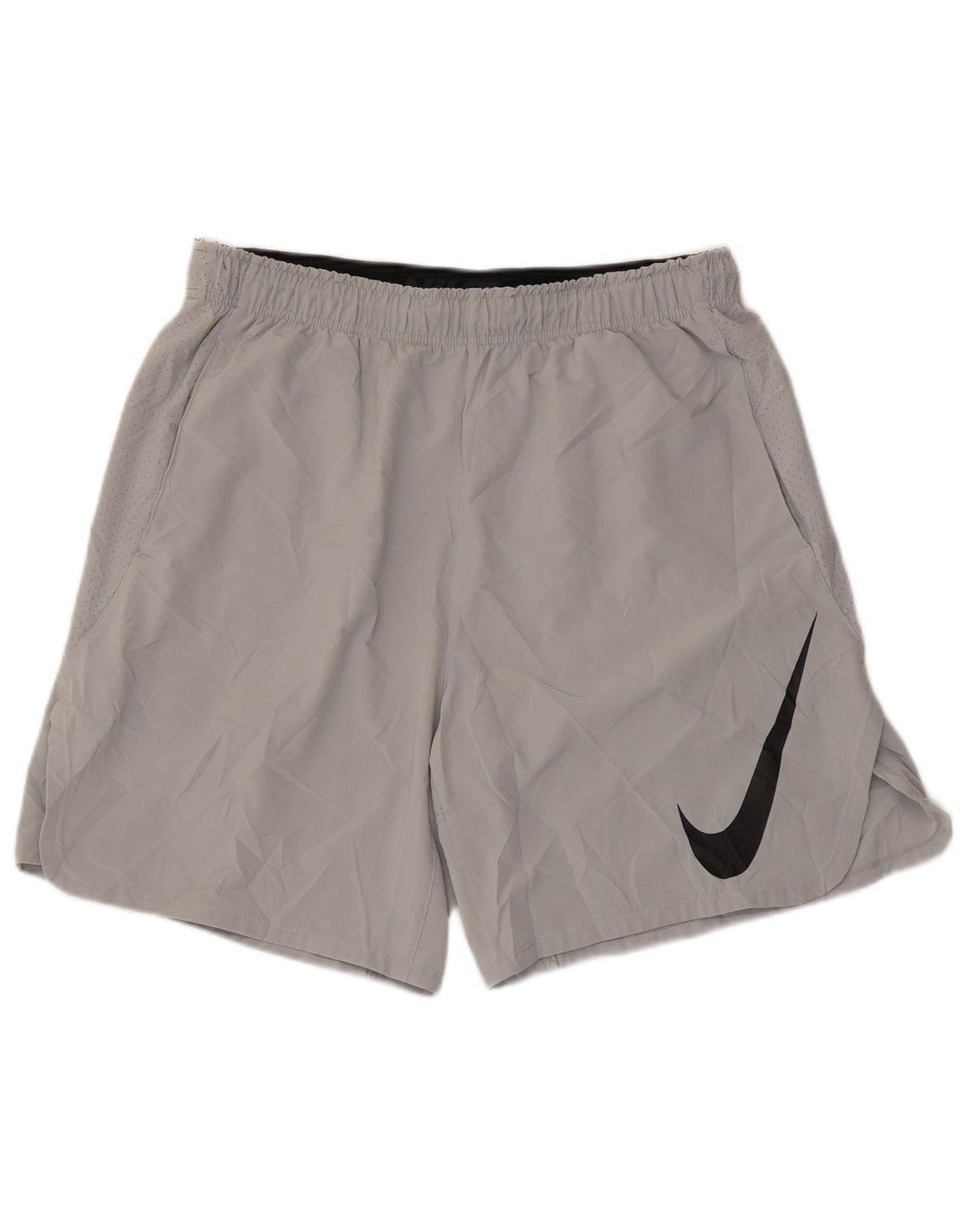 NIKE Herre Dri Fit grafiske sportsshorts XL Grå polyester