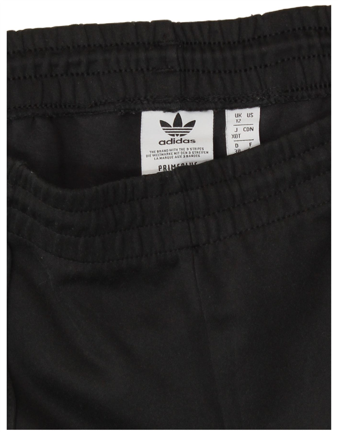 Adidas Træningsdragtsbukser til kvinder UK 12 Medium Sort Polyester