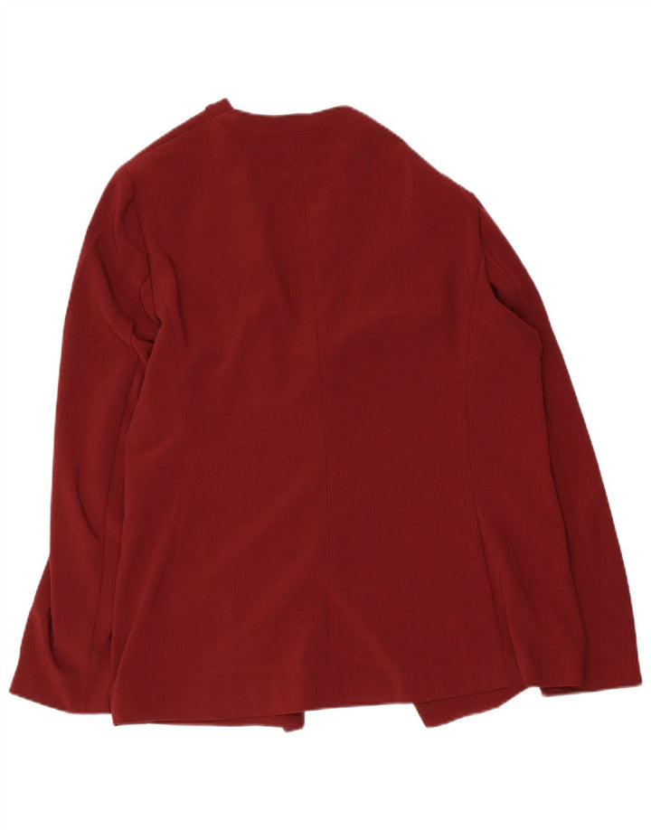 Marks & Spencer Dame Cardigan Top UK 16 Large Bourgogne Polyester