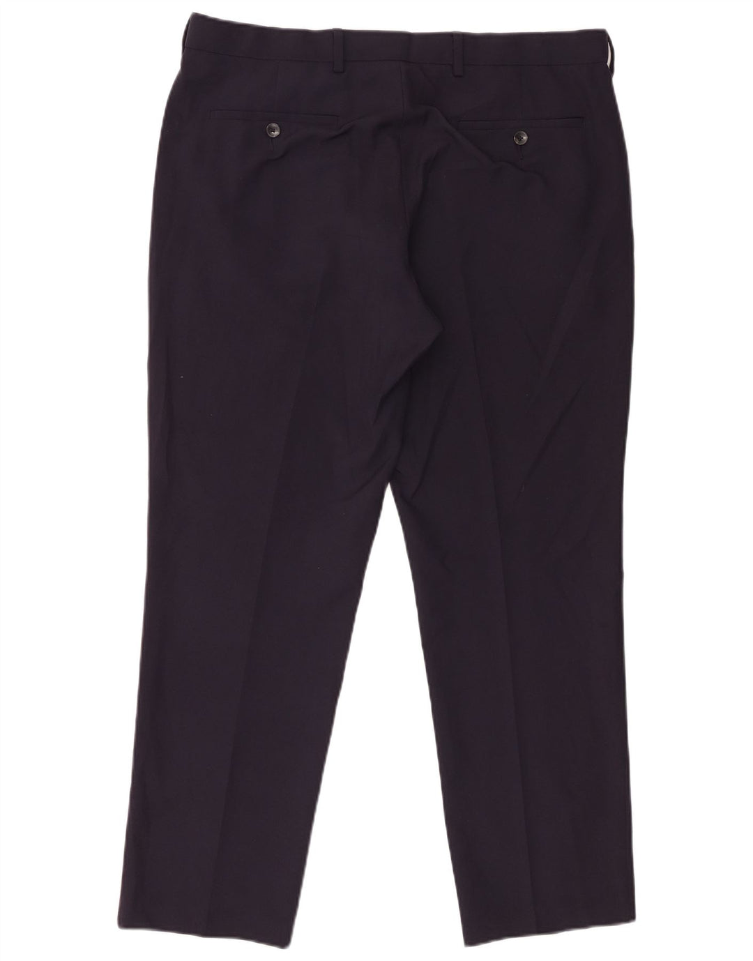 Marks & Spencer Herre Regular Fit Chinobukser W36 L29 Marineblå polyester