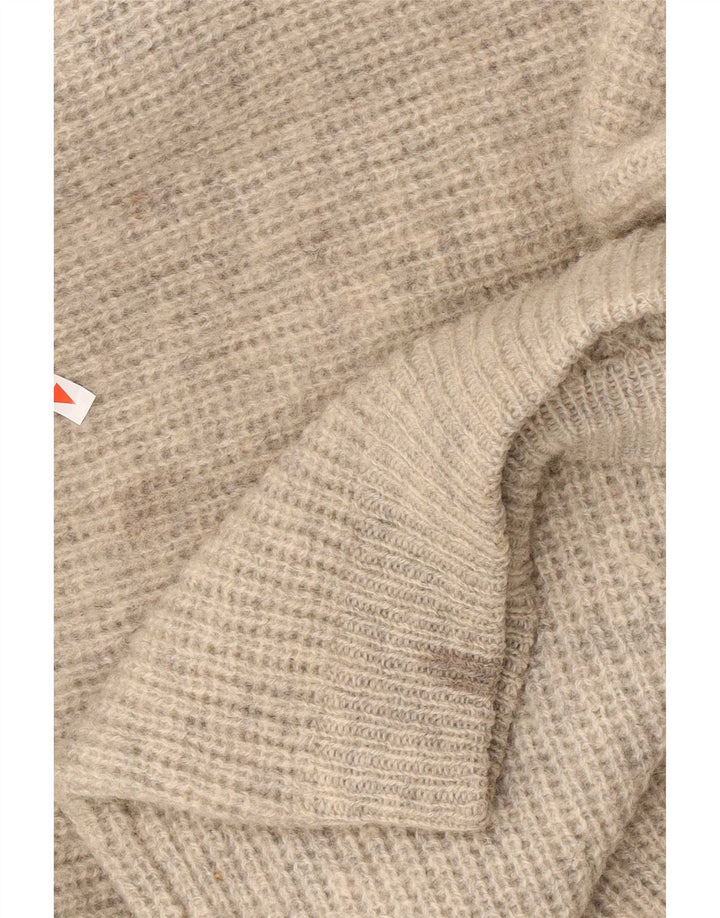 O'Neill Herre Polo Neck Jumper Sweater Stor Grå Stribet