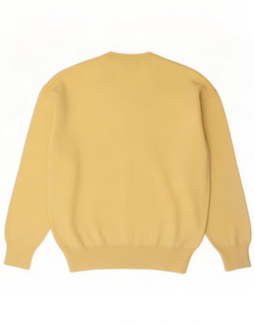 Lacoste Herre V-hals sweater Størrelse 4 Medium Gul Virgin Wool