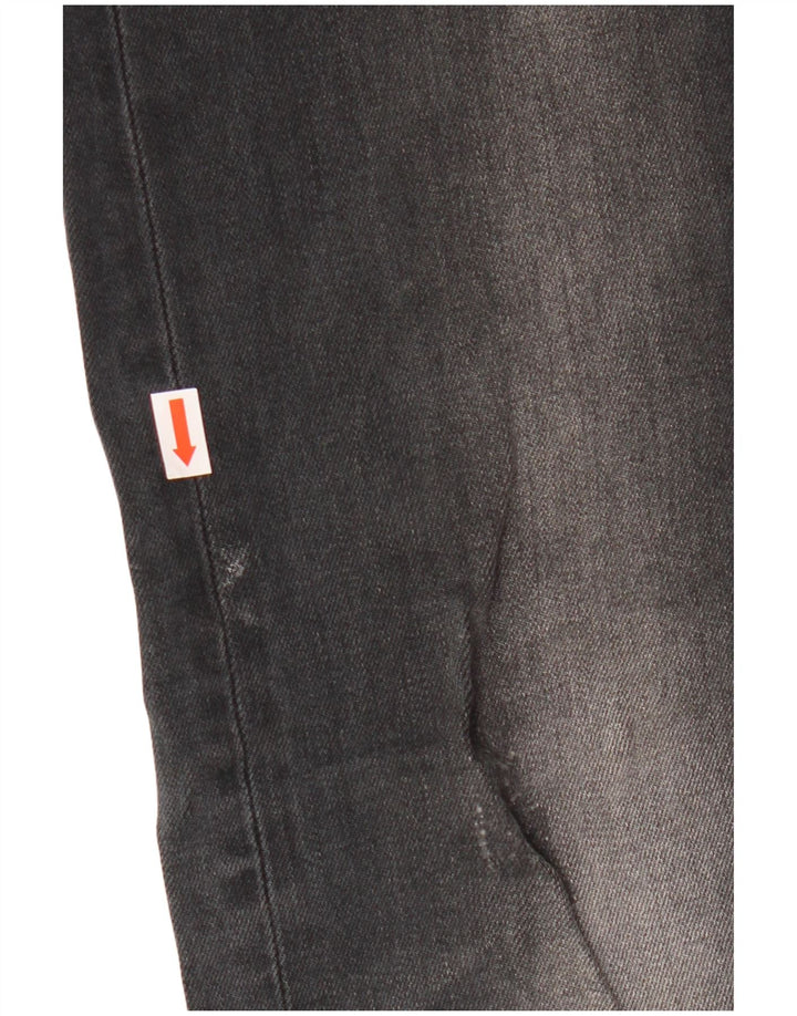 Superdry Distressed Skinny Jeans til kvinder W30 L32 sort bomuld