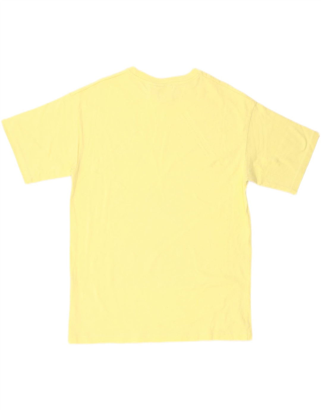 ZARA Mens Graphic T-Shirt Top Small Yellow Cotton Vintage Zara and Second-Hand Zara from Messina Hembry 