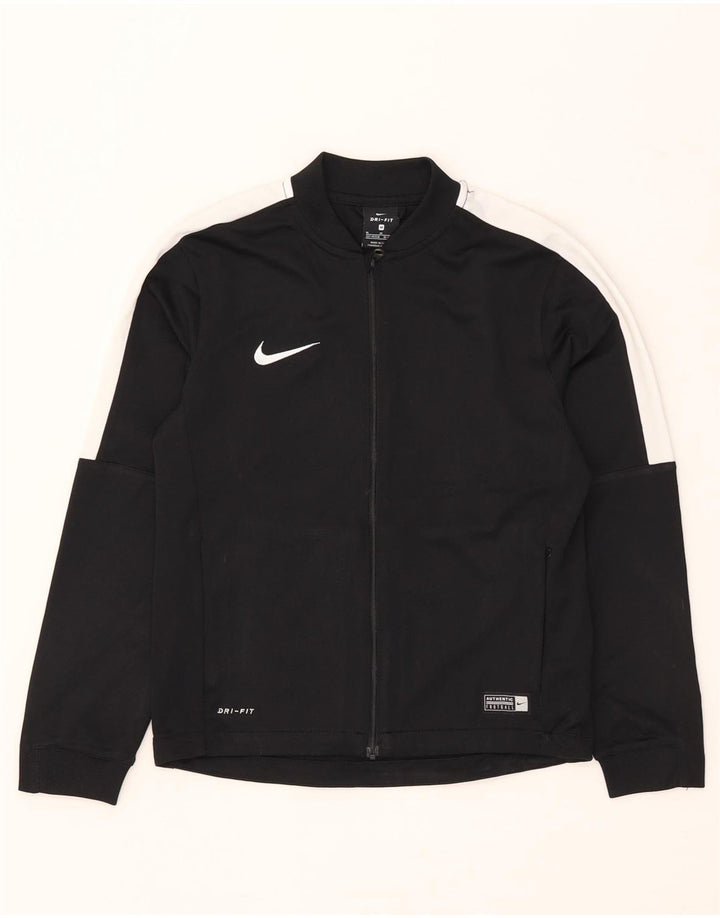 Nike drenge Dri Fit træningsdragt topjakke 10-11 år medium sort farveblok