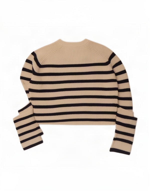 Marks & Spencer Dame Boat Neck Jumper Sweater UK 14 Medium Off White