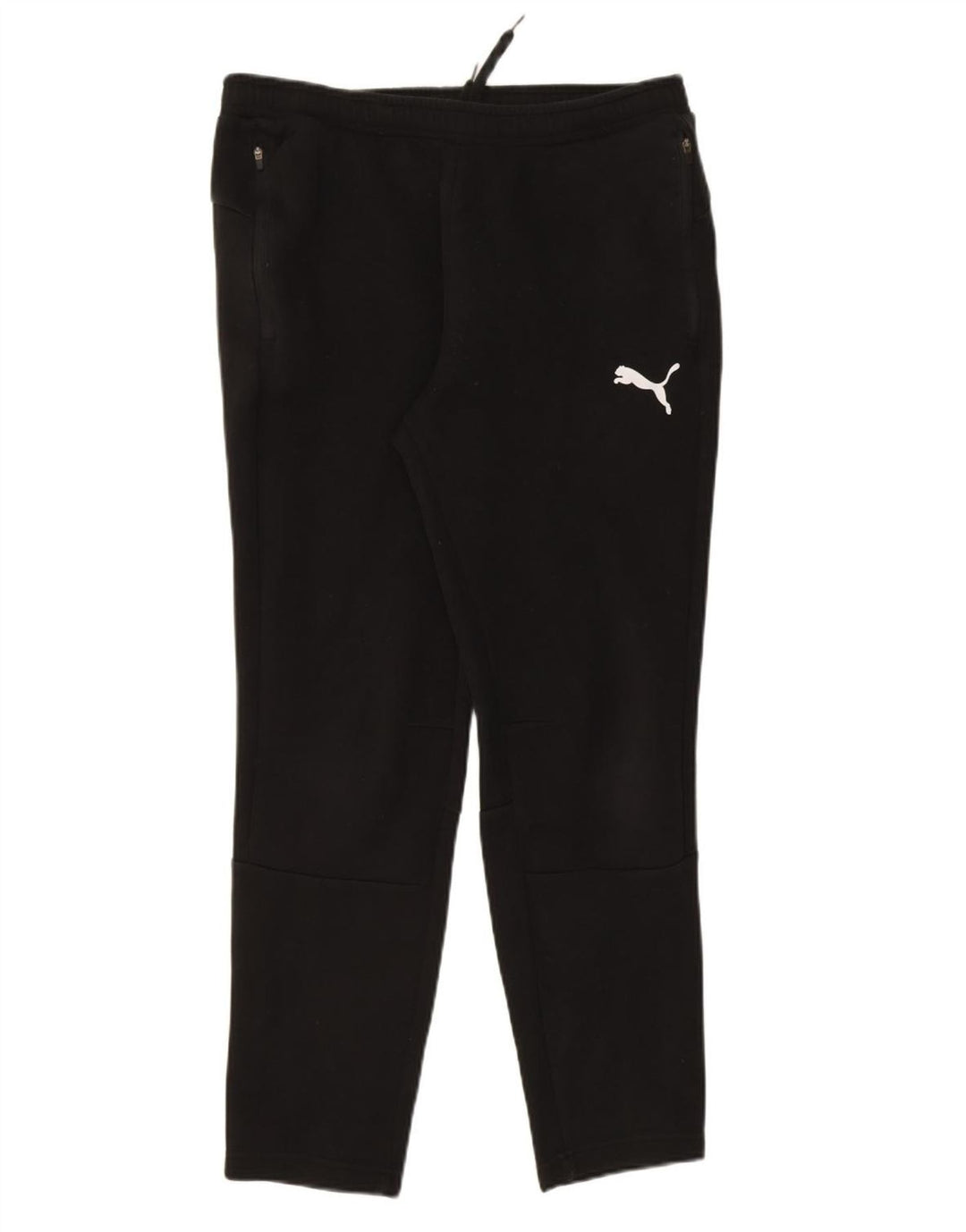 PUMA Mens Tracksuit Trousers Large  Black Cotton
