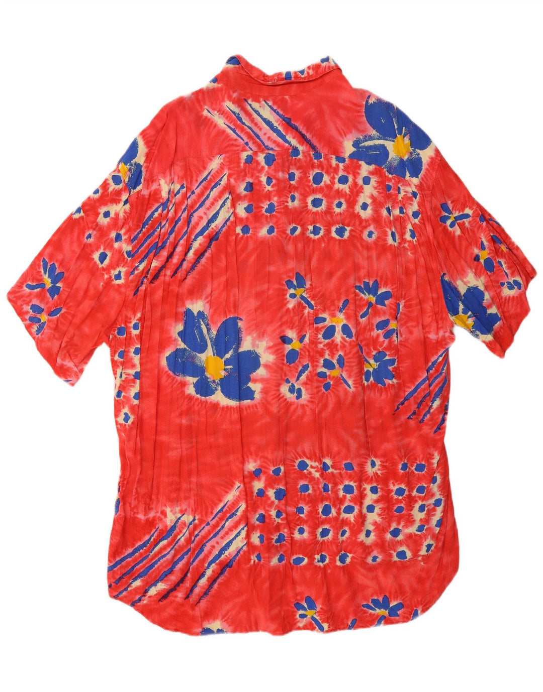 JAMS WORLD Herre kortærmet skjorte XL Rød blomster Rayon