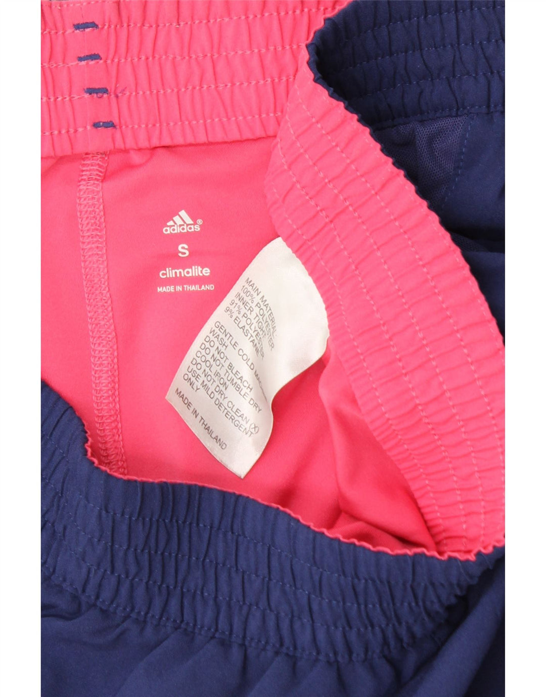 Adidas Dame Climalite Sport Shorts UK 10 Small Blue Polyester