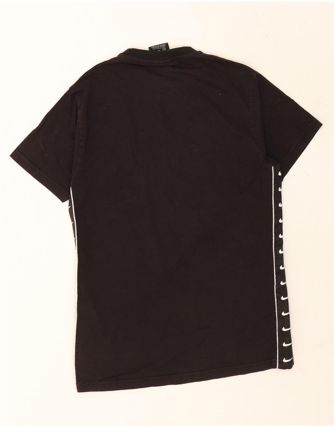 Nike Herre grafisk T-shirt Top Medium Sort Bomuld