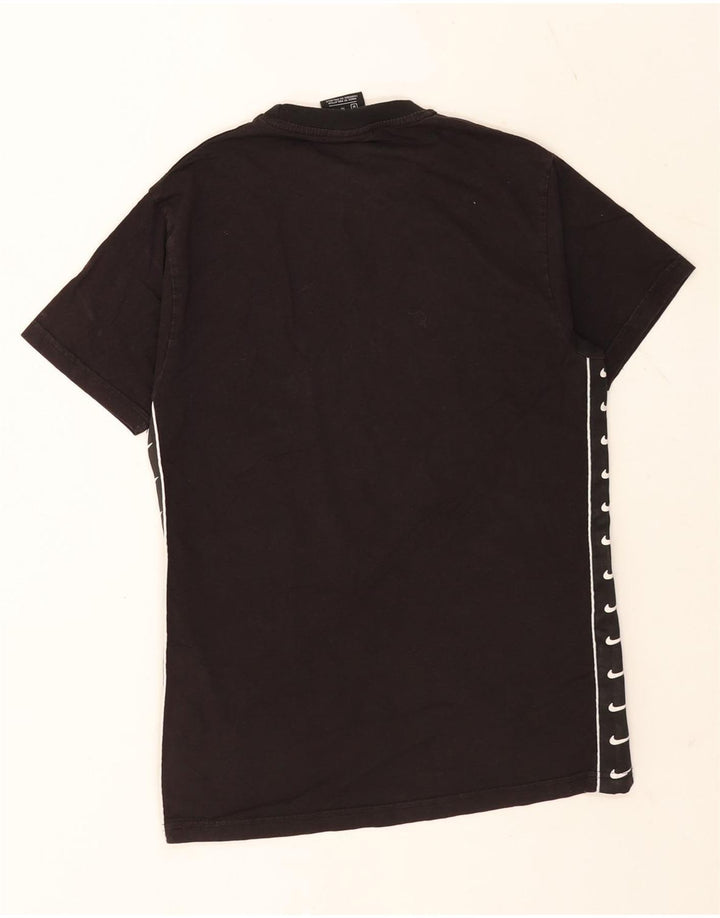 Nike Herre grafisk T-shirt Top Medium Sort Bomuld