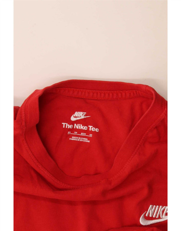 Nike T-shirt top til kvinder DK 6 XS Rød