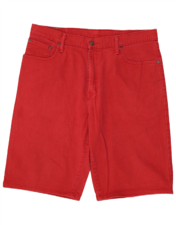 LEVI'S Herre 569 denimshorts W36 Large Red Bomuld
