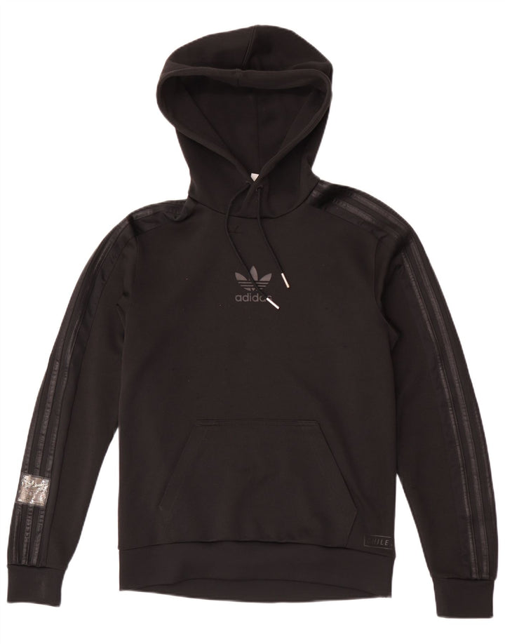 Adidas Grafisk hættetrøje til mænd XS Sort polyester