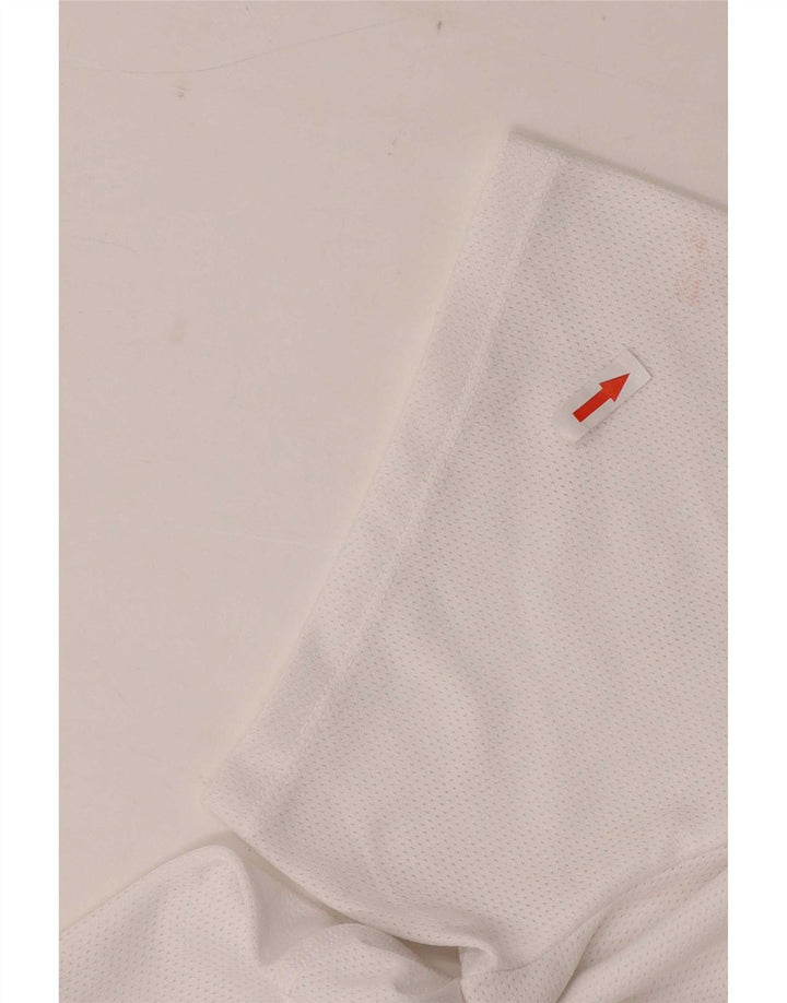 Nike Herre Dri Fit T-Shirt Top XL Hvid Polyester