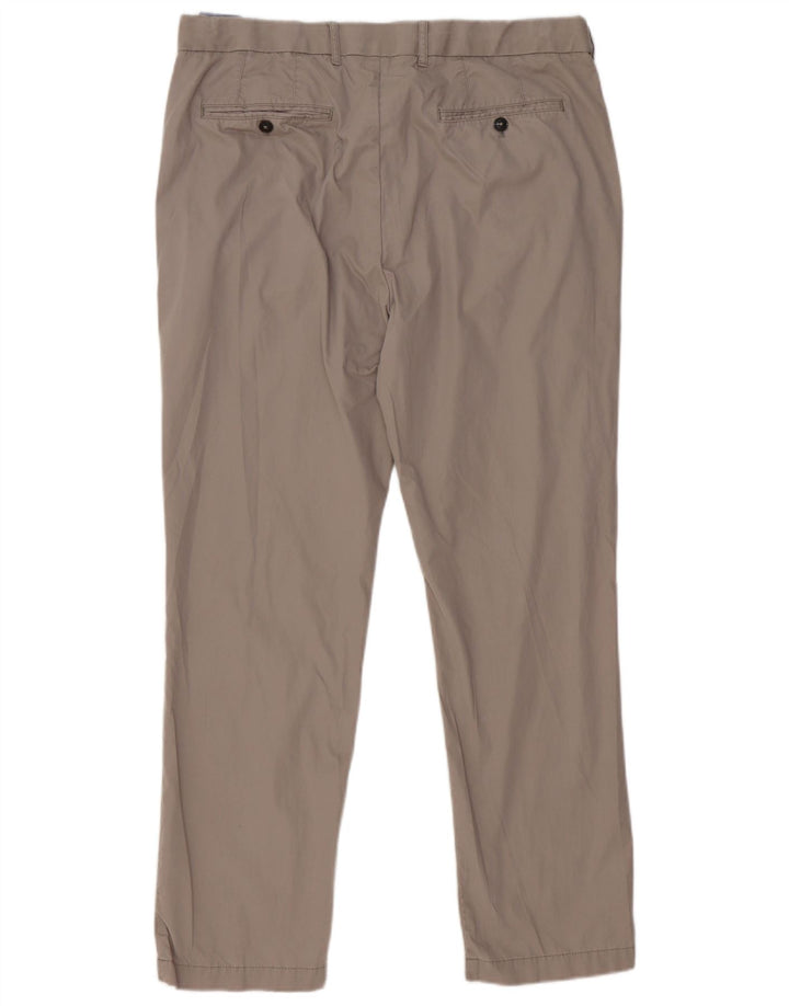 Marks & Spencer Herre Blue Harbor Lige Chinobukser W38 L31 Grå