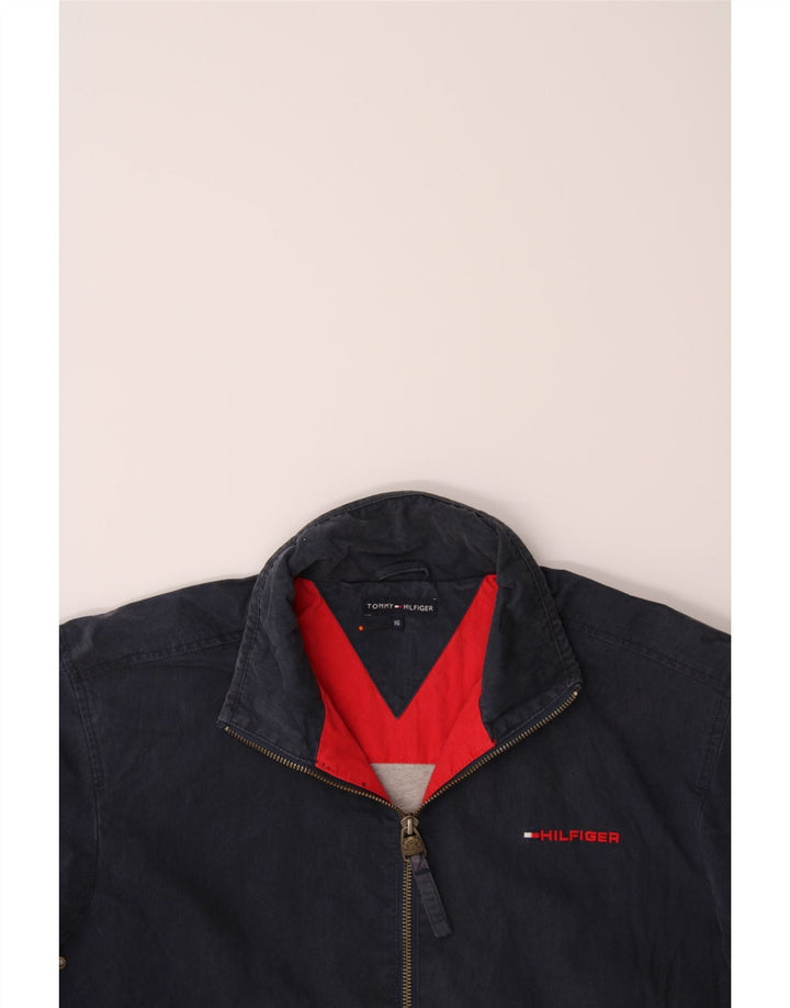 TOMMY HILFIGER Boys Bomber Jacket 15-16 Years Navy Blue Cotton Vintage Tommy Hilfiger and Second-Hand Tommy Hilfiger from Messina Hembry 