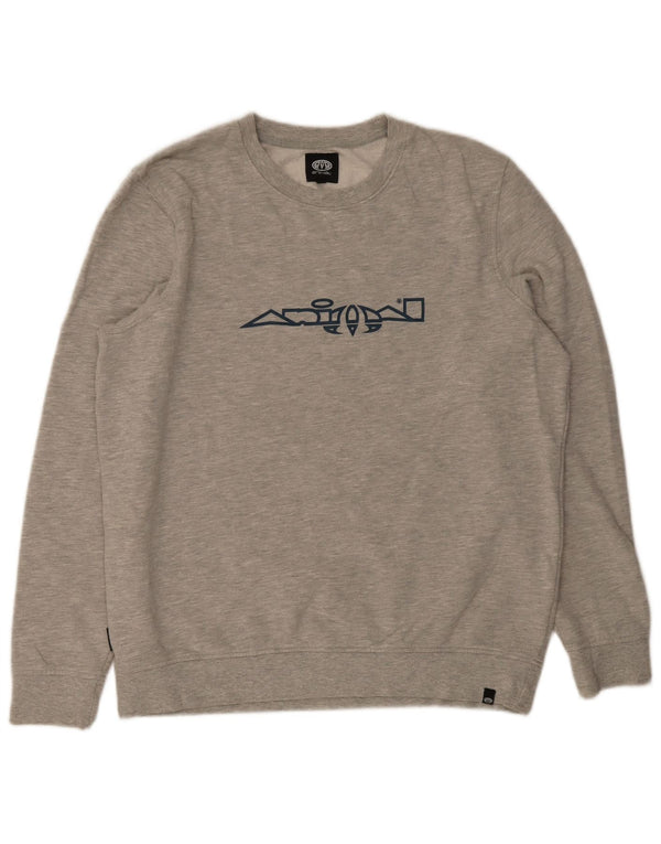 Animal Herre Grafisk Sweatshirt Jumper XL Grå Bomuld