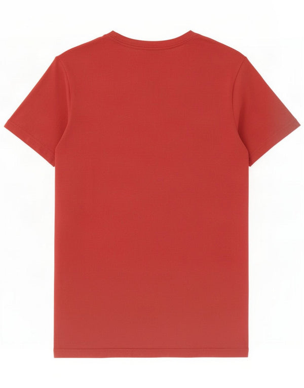 Adidas Womens Graphic T-Shirt Top UK 12/14 Medium Red Cotton