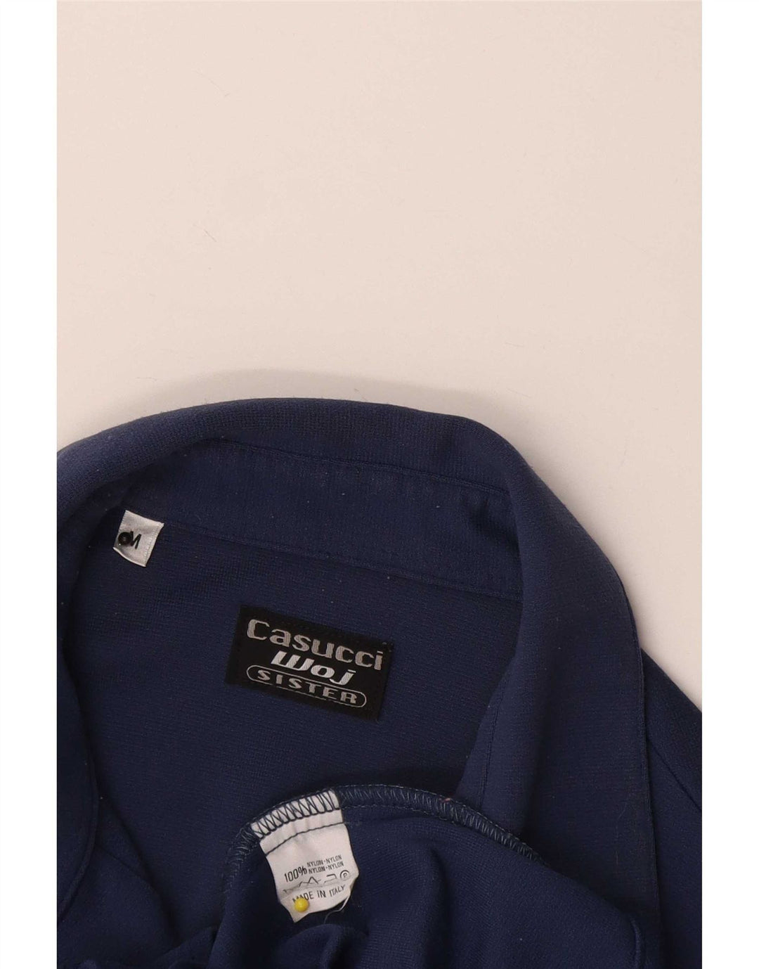 Casucci skjortebluse til kvinder UK 12 Medium marineblå nylon