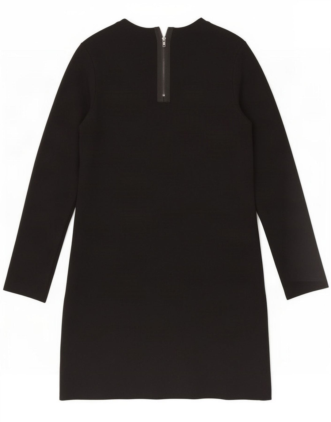 Zara Dame Langærmet Shift Dress UK 14 Medium Black Viscose