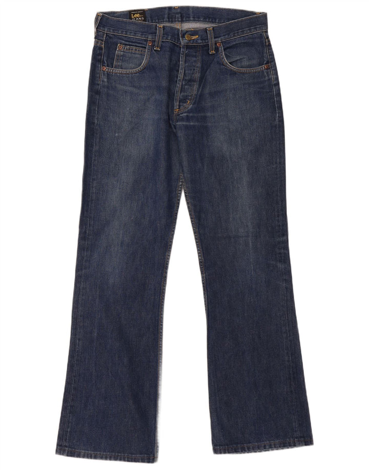 Lee Herre Denver Bootcut Jeans W34 L32 Blå Bomuld