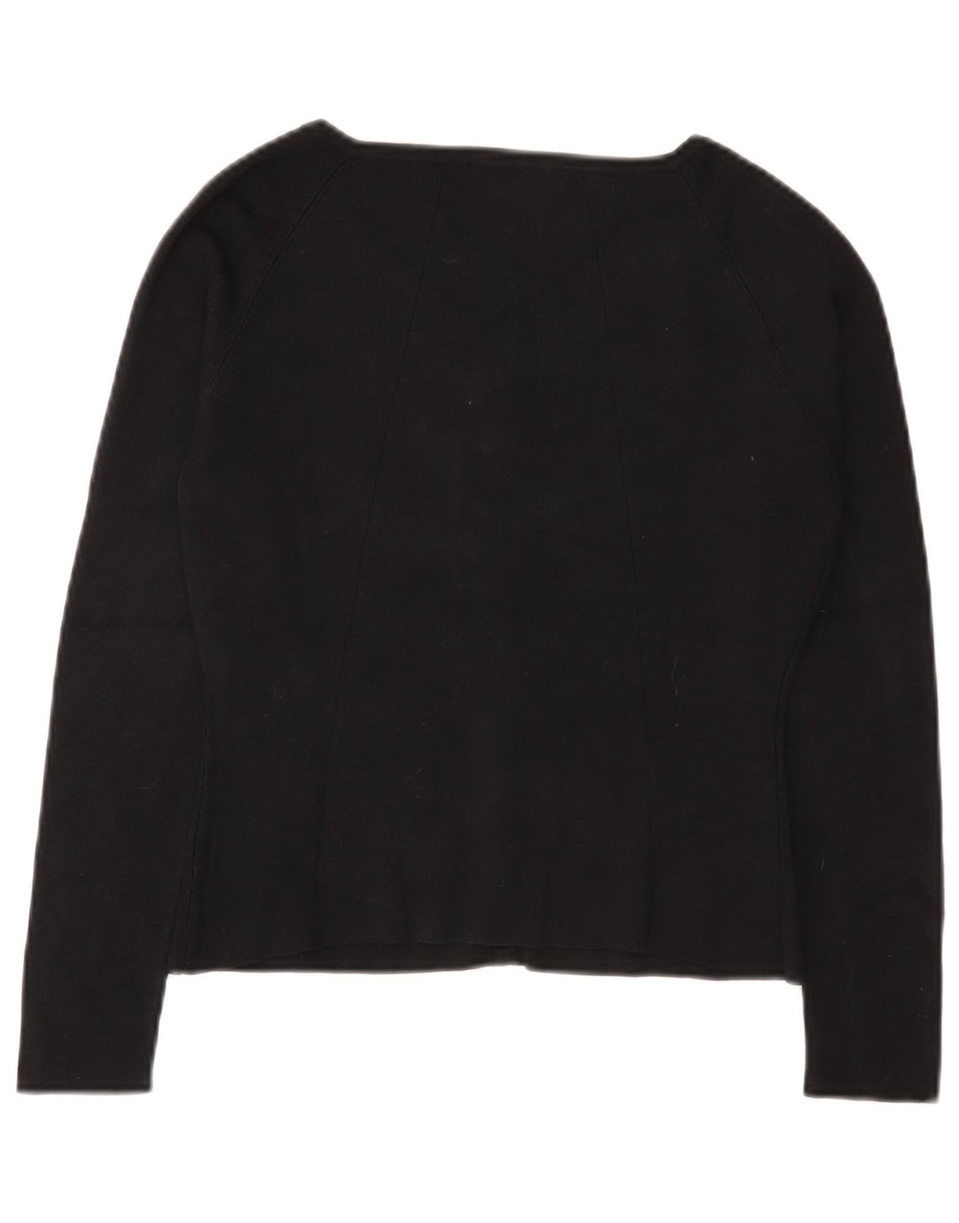 Seventy Womens Crop Cardigan Sweater IT 42 Medium Sort Silke