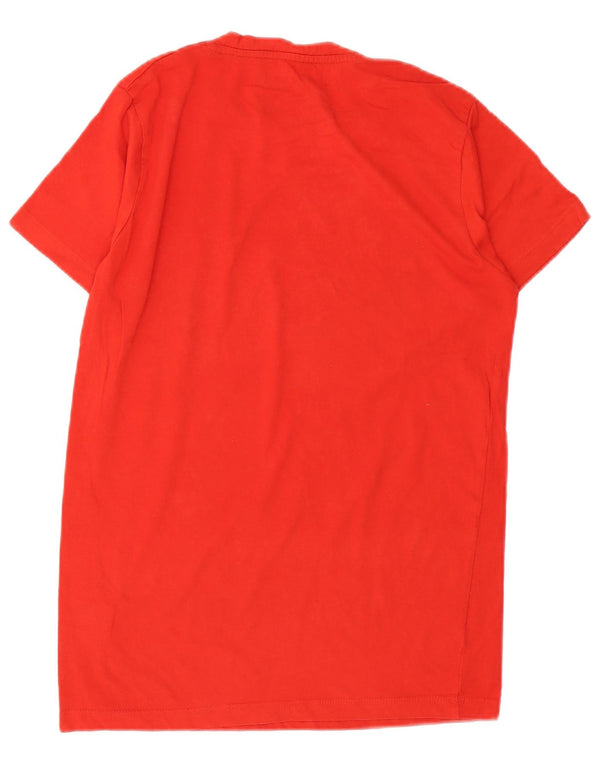 Jack & Jones Herre grafisk T-shirt Top Medium Rød Bomuld